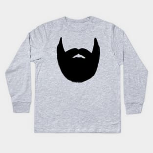 Beard Kids Long Sleeve T-Shirt
